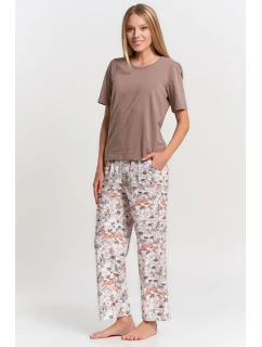 Dámské pyžamo PDD4900-026 béžové - Moraj