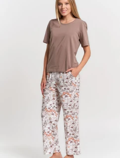 Dámské pyžamo PDD4900-026 béžové - Moraj