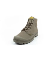 Palladium pánská sportovní obuv Pampa Hi Dare II kotníkové tenisky olivové barvy