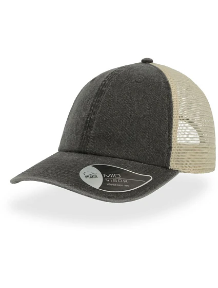 Atlantis Headwear Case 6 panelová Trucker kšiltovka 33.5070 black