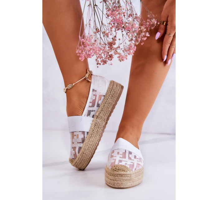 Dámské nazouvací espadrilky bílé model 21580129 - Boto