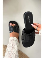 Dámské nazouváky na nízkém podpatku černé model 21900494 - Boto