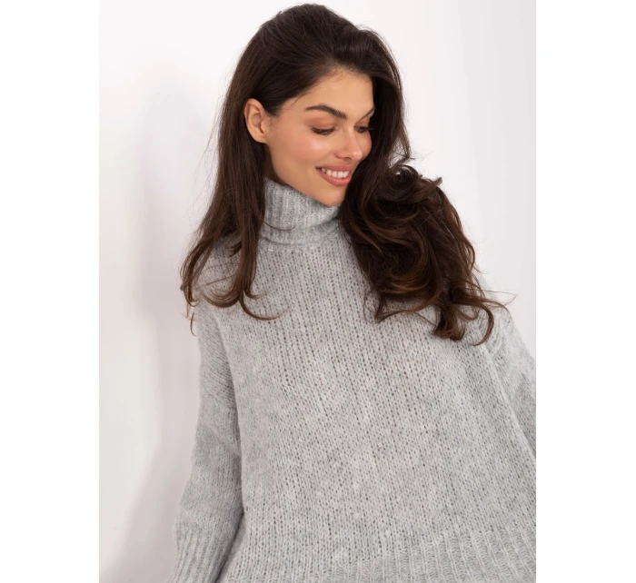 Sweter CH SW model 21776377 szary - FPrice Sweter CH SW model 21776377 szary - FPrice