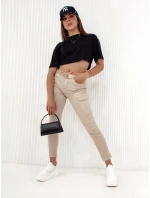 Dámské kalhoty beige model 21977856 - Dstreet