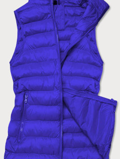 Krátká dámská prošívaná vesta v chrpové barvě model 16279880 - J.STYLE