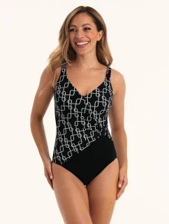 Style Elea jednodílné plavky 7339 černobílá - Anita Classix