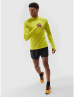 Pánské běžecké rychleschnoucí tričko s dlouhými rukávy 4F - zelené
