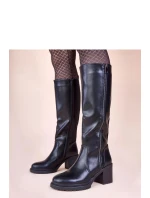 Kozačky na podpatku  model 221029 Solea