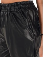 Dámské kožené kalhoty black model 21971110 - Dstreet Dámské kožené kalhoty black model 21971110 - Dstreet