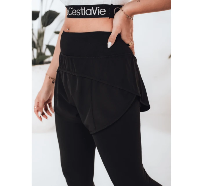 Dámské sportovní legíny GIRLJUMP black FashionStreet UY2722