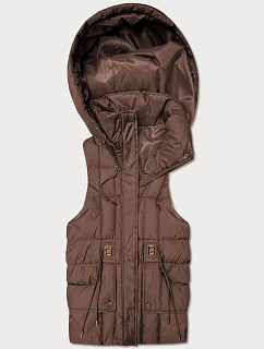 bezrękawnik damski z kapturem Goodlookin model 22037946 - S'WEST