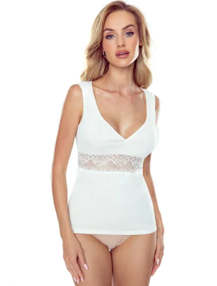 Dámská košilka model 18359669 cream - Eldar