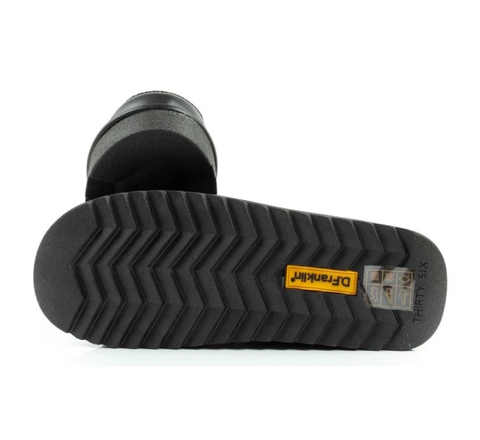 D.Franklin snow boots dámské zimní módní zateplené boty černé dámské