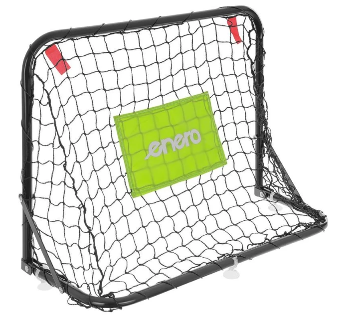 SADA 2 KOVOVÝCH BRANEK SE SÍTÍ A PUMPIČKOU NA MÍČE 60X45X24CM ENERO SADA 2 KOVOVÝCH BRANEK SE SÍTÍ A PUMPIČKOU NA MÍČE 60X45X24CM ENERO