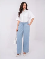 Kalhoty D80038BB62627L220 světle modré Kalhoty D80038BB62627L220 světle modré