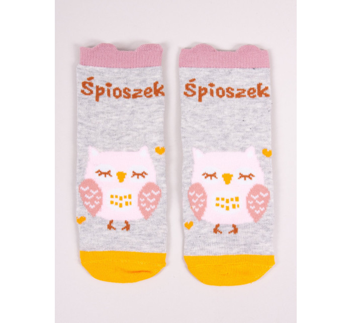 Yoclub Dívčí bavlněné ponožky 6-pack SKA-0108G-AA0B Vícebarevné