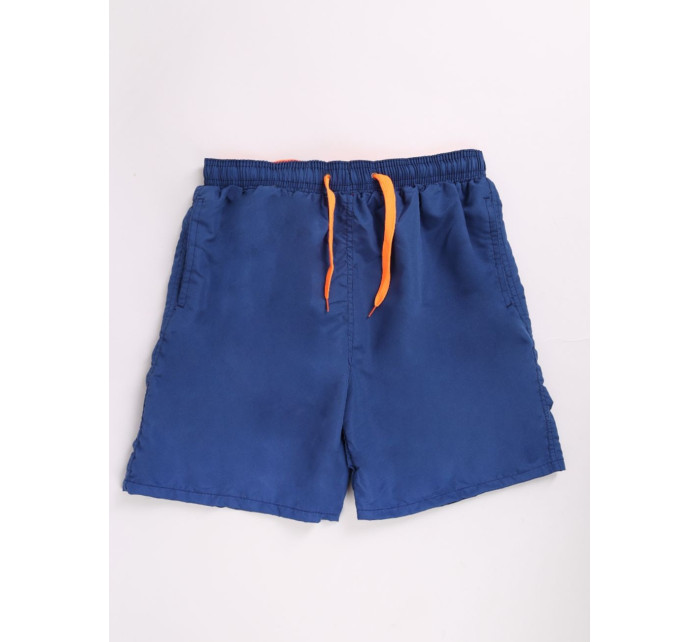 Yoclub Plavky Chlapecké plážové šortky P4 Navy Blue