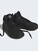 Unisex junior kotníčková obuv Hoops Mid 3.0 K Jr HR0228 Černá - Adidas