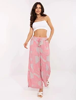 Kalhoty D73771M62237G růžové - FPrice