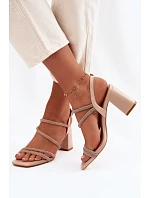 Sandály na podpatku  model 226326 Step in style