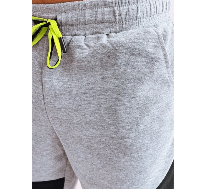 FashionStreet pánské světle šedé teplákové kraťasy SX2248