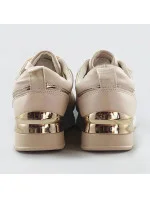 Béžové dámské tenisky se podrážkou model 17202571