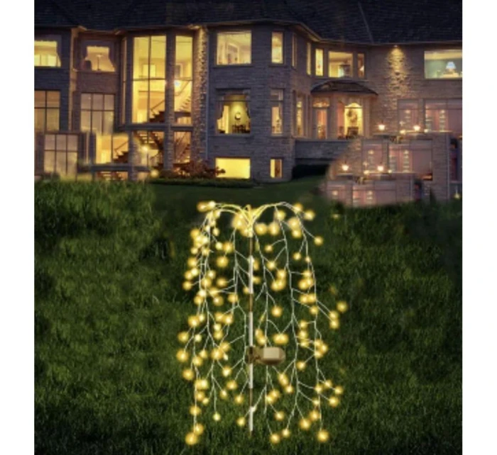 SOLÁRNÍ STROM LAMPA OHŇOSTROJE 72CM 120 VEDL SOLÁRNÍ STROM LAMPA OHŇOSTROJE 72CM 120 VEDL