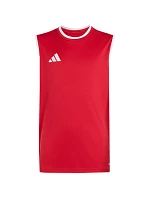 Adidas Entrada 26 dětské tričko bez rukávů červené KB3937