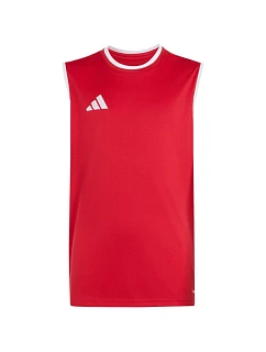 Adidas Entrada 26 dětské tričko bez rukávů červené KB3937