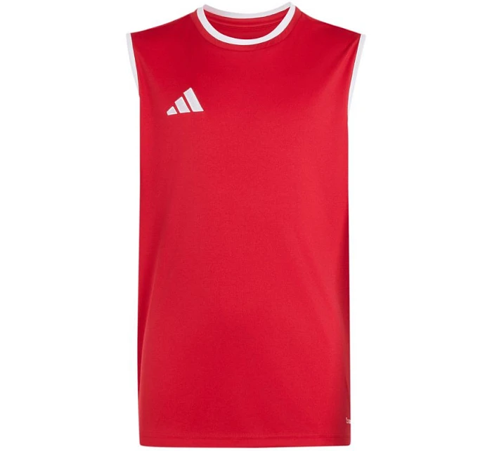 Adidas Entrada 26 dětské tričko bez rukávů červené KB3937