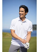 Cutter & Buck Virtue Polo Printed Men Pánské funkční polo "Printed" 68.4432 white Cutter & Buck Virtue Polo Printed Men Pánské funkční polo "Printed" 68.4432 white