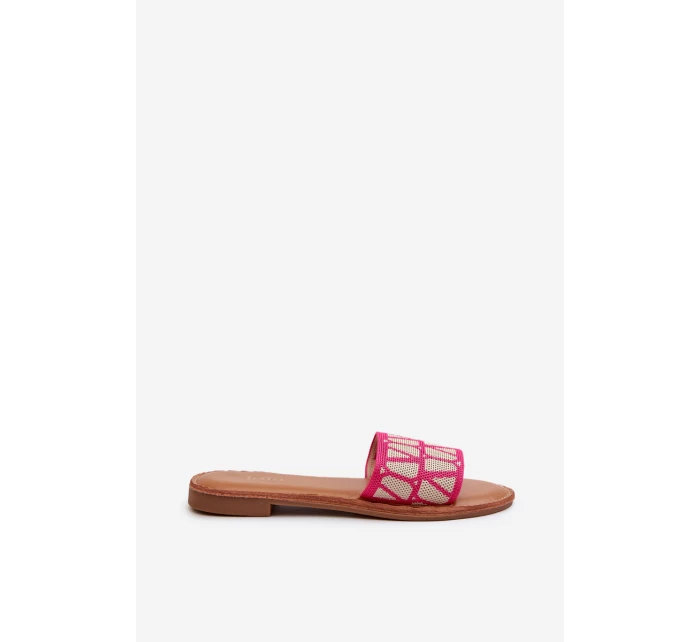 Dámské sandály na ploché podrážce fuksiové od Traivea Dámské sandály na ploché podrážce fuksiové od Traivea