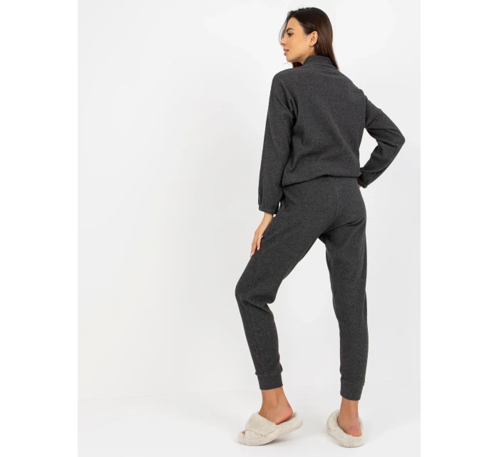 Pyžamo BR PI 9124 tmavě šedé