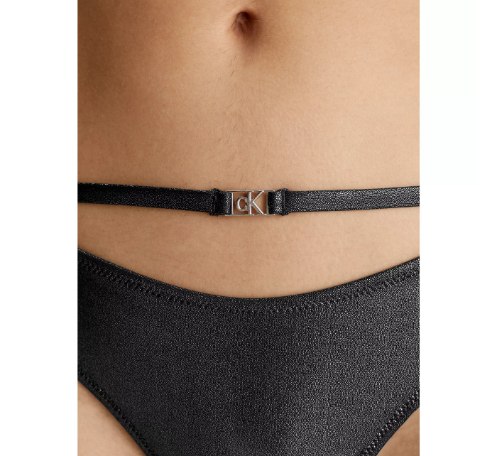 Dámské plavky Spodní díl THONG KW0KW02251BEH - Calvin Klein