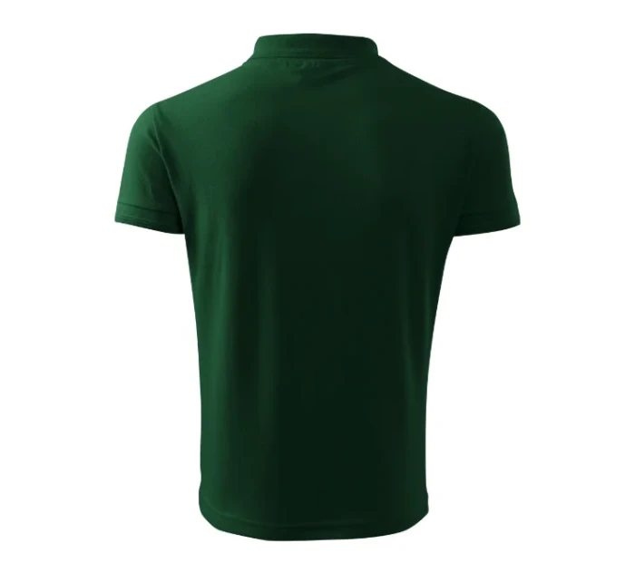 Pique Polo polokošile pánská dark green Pique Polo polokošile pánská dark green