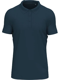 Stretch Polo Pánské elastické piqué polo z těžké bavlny blue model 22478327 - Stedman