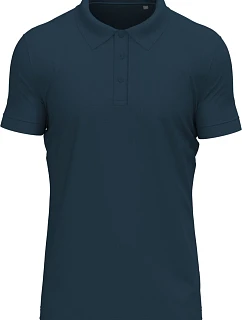 Stretch Polo Pánské elastické piqué polo z těžké bavlny  blue model 22478327 - Stedman