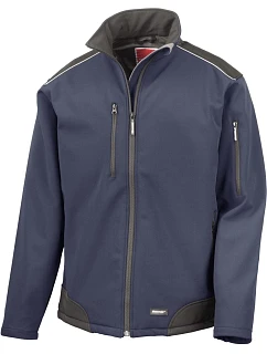 Result R 124X 3-vrstvá softshellová ripstop pracovní bunda 30.124X navy/black