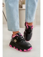 Zateplené Dámské Sportovní Boty Na Na Platformě Černé model 21668455 - Boto Zateplené Dámské Sportovní Boty Na Na Platformě Černé model 21668455 - Boto