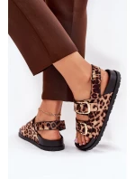 Dámské Sandály S Přezkami V Hnědé model 21687454 - Boto