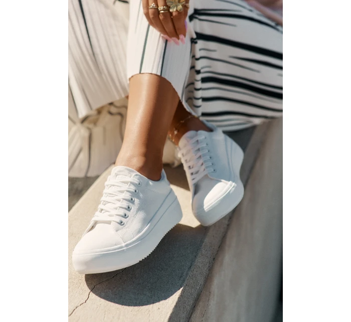 Dámské Tenisky Na Platformě Big Star Bílé model 21692966 - Big Star Shoes Dámské Tenisky Na Platformě Big Star Bílé model 21692966 - Big Star Shoes