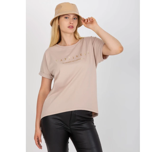 Tričko RV TS 7776.02P béžová Tričko RV TS 7776.02P béžová