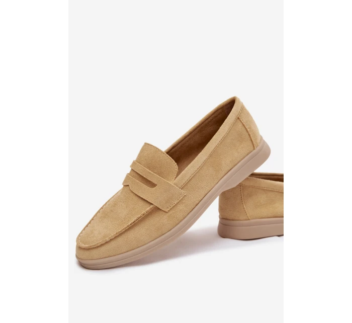 Dámské mokasíny z eko semiše – žluté Renelia Dámské mokasíny z eko semiše – žluté Renelia