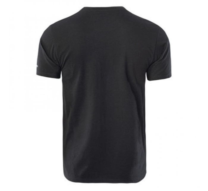 Pánské tričko Rolic Černá s potiskem - Hi-tec