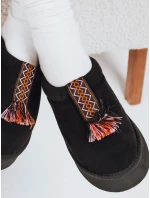 Dámské zateplené žabky černé FashionStreet ZY1259