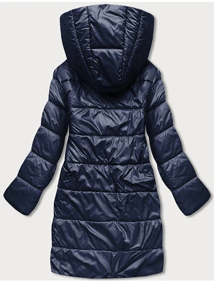 Tmavě dámská bunda s kapucí model 18038004 - S'WEST Tmavě dámská bunda s kapucí model 18038004 - S'WEST