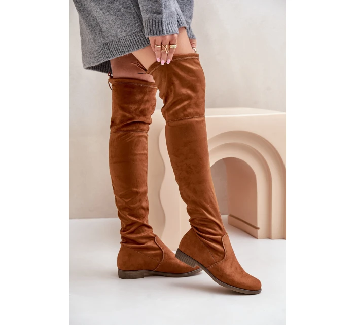 Na Plochém Podpatku Do Z Eko Semiše Camel model 21678116 - Boto