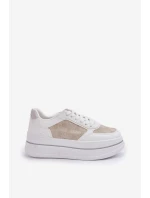 Dámské Tenisky Se Vzorem Bílé model 21683419 - Boto