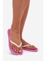 Dámské Pantofle Růžové model 21704171 - 4F Dámské Pantofle Růžové model 21704171 - 4F