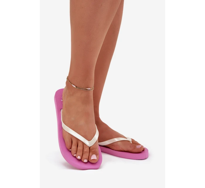 Dámské Pantofle Růžové model 21704171 - 4F Dámské Pantofle Růžové model 21704171 - 4F